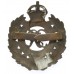 George VI Royal Engineers Officer's Service Dress Cap Badge
