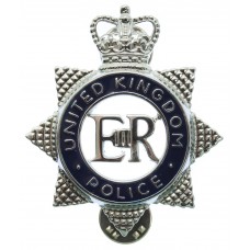 United Kingdom Police Enamelled Epaulette Badge - Queen's Crown