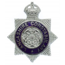 Lancashire Constabulary Senior Officer's Enamelled Cap Badge - King's Crown