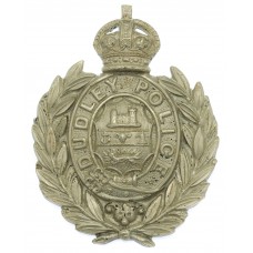 Dudley Borough Police Small Wreath Cap Badge - King's Crown