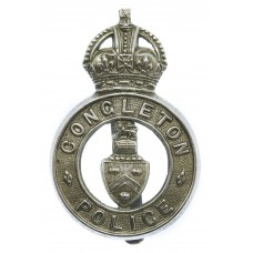 Congleton Borough Police Cap Badge - King's Crown