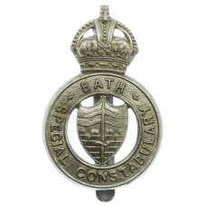 Bath Special Constabulary Cap Badge - King's Crown