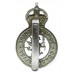 Somersetshire Constabulary Cap Badge - King's Crown