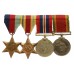 WW2 South African Medal Group of Four - Cpl. H.W. Smith, 82nd Workshop & Park Coy. S.A.E.C. 
