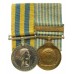 Queen's Korea and UN Korea Medal Pair - Cpl. F. Pratt, 1st Bn. Duke Of Wellington's Regiment