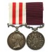 Indian Mutiny Medal and Army Long Service & Good Conduct Medal Pair - Regimental Sergeant Major J.T. Murray, 73rd Regiment of Foot