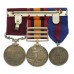 1911 Coronation Medal, Queen's South Africa Medal (3 Clasps - Cape Colony, Orange Free State, South Africa 1902) and Edward VII Long Service & Good Conduct Medal - Quartermaster Sergeant (Honourary Captain) J. Walter, 5th Bn. Rifle Brigade  
