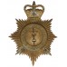 Bournemouth Borough Police Night Helmet Plate - Queen's Crown