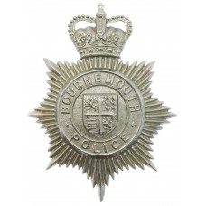 Bournemouth Borough Police Helmet Plate - Queen's Crown