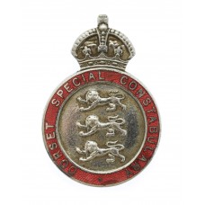 Dorset Special Constabulary Enamelled Lapel Badge - King's Crown