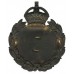 Gloucestershire Constabulary Black Wreath Helmet Plate - King's Crown