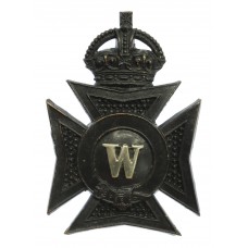 Wiltshire Constabulary Helmet Plate - King's Crown
