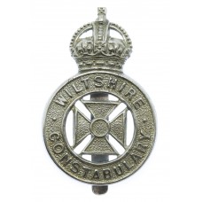 Wiltshire Constabulary Cap Badge - King's Crown