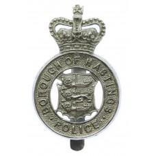Hastings Borough Police Cap Badge - Queen's Crown