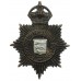 Hastings Borough Police Night Helmet Plate - King's Crown