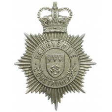 Derbyshire Constabulary Helmet Plate - Queen's Crown