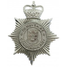 Derbyshire Constabulary Helmet Plate - Queen's Crown