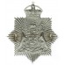 Derby Borough Police Star Helmet Plate - King's Crown