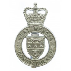West Mercia Constabulary Cap Badge - Queen's Crown