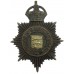 Hastings Borough Police Night Helmet Plate - King's Crown