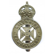 Wiltshire Constabulary Cap Badge - King's Crown