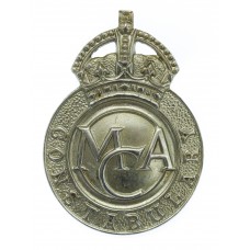 Ministry of Civil Aviation Constabulary Cap Badge - King's Crown
