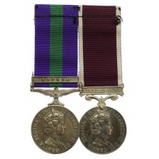 General Service Medal (Clasp - Cyprus) and Long Service & Good Conduct Medal Pair - Gnr. J. Allt, Royal Artillery