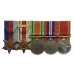 WW2 South African Medal Group of Five - Pte. M. Shandt, Cape Corps