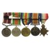 WW1 Meritorious Service & Mentioned In Despatches Medal Group of Five with Sons WW2 Medals - Sjt. W.J. Corless, Royal Field Artillery