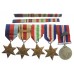 WW1 Meritorious Service & Mentioned In Despatches Medal Group of Five with Sons WW2 Medals - Sjt. W.J. Corless, Royal Field Artillery