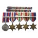WW1 Meritorious Service & Mentioned In Despatches Medal Group of Five with Sons WW2 Medals - Sjt. W.J. Corless, Royal Field Artillery