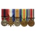 WW1 Distinguished Conduct Medal, 1914-15 Star, British War Medal, Victory Medal and Special Constabulary Long Service Medal Group of Five - Sjt. J. Goodall, Royal Field Artillery - Twice Wounded