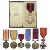 MBE (Military), WW1 British War, Victory, 1935 Jubilee, 1937 Coronation, LS&GC and Belgium Croix de Guerre Medal Group of Seven - Captain (Quartermaster) T. Elliott, Royal Scots Greys