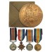 WW1 Military Medal, 1914-15 Star, British War Medal and Victory Medal Group of Four with Brothers Memorial Plaque - Cpl. W. McMillan, 5th Bn. Cameron Highlanders