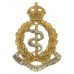 Royal Army Medical Corps (R.A.M.C.) Officer's Cap Badge - King's Crown