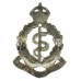 Royal Army Medical Corps (R.A.M.C.) Officer's Cap Badge - King's Crown