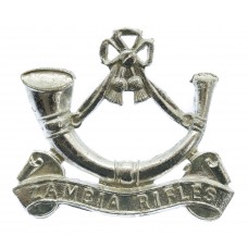 Zambia Rifles Anodised (Staybrite) Cap Badge
