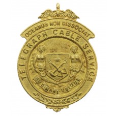 WW1 Eastern Telegraph Company Telegraph Cable Service Lapel Badge