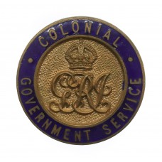 WW1 Colonial Government Service Enamelled Lapel Badge