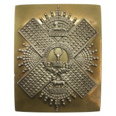 Gordon Highlanders Officer's Cross Belt Plate
