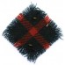 British Army Piper's White Metal Arm Badge