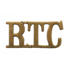 Royal Tank Corps (R.T.C.) Shoulder Title
