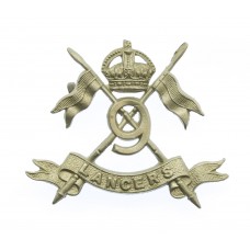 9th Lancers Collar Badge - King's Crown