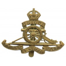 Royal Artillery Cap Badge - King's Crown