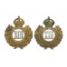 Pair of 13th Hussars Collar Badges - King's Crown