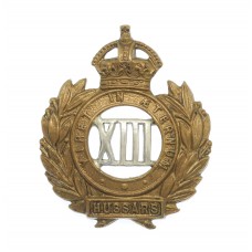 13th Hussars Collar Badge - King's Crown