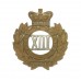 Victorian 13th Hussars Collar Badge