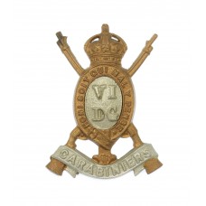 6th Dragoon Guards (Carabiniers) Collar Badge - King's Crown 