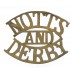 Notts & Derby Regiment Sherwood Foresters (NOTTS/AND/DERBY) Shoulder Title