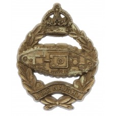 Royal Tank Regiment WW2 Plastic Economy Cap Badge